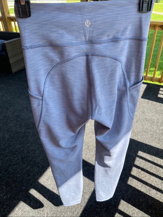 lululemon athletica Pants - Lululemon Invigorate High-Rise Pale Blue Pocket Leggings, Sz 4
